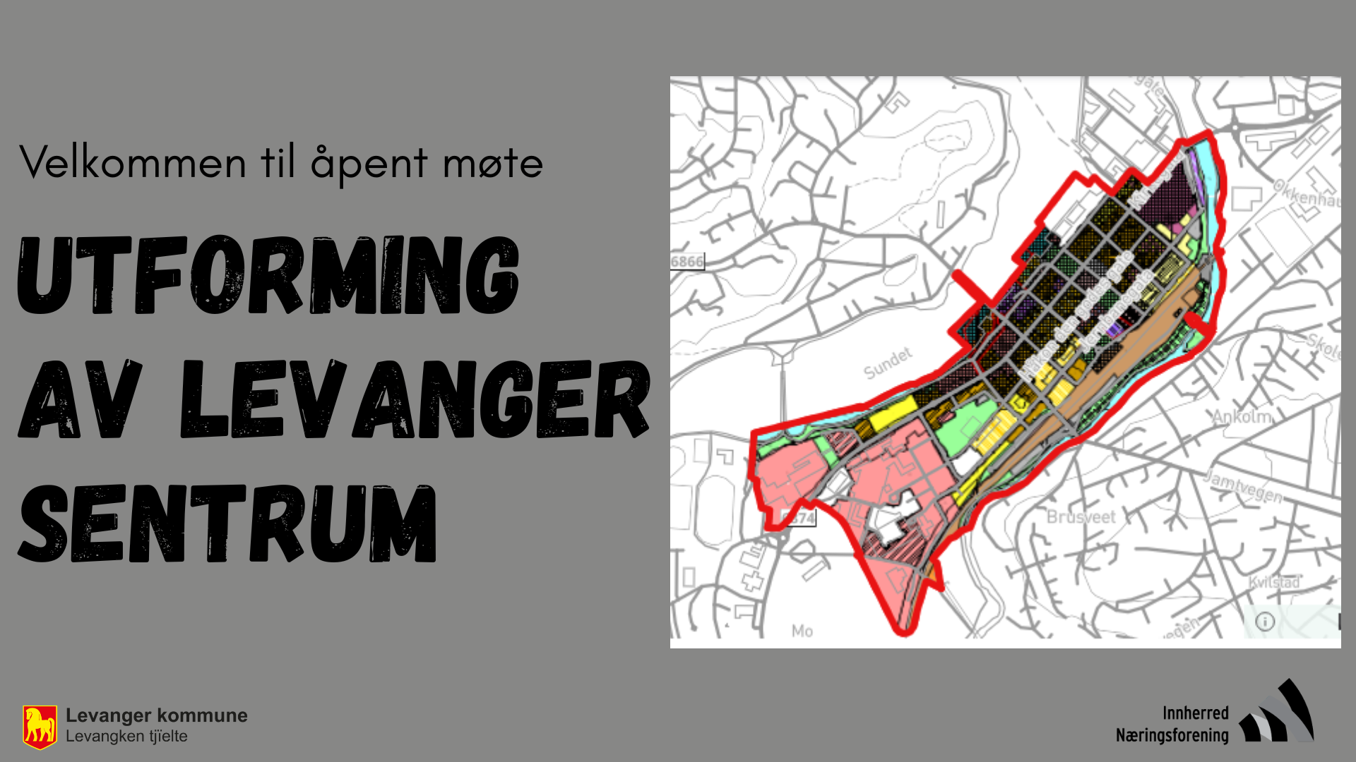 Åpent møte – Områderegulering for Levanger sentrum